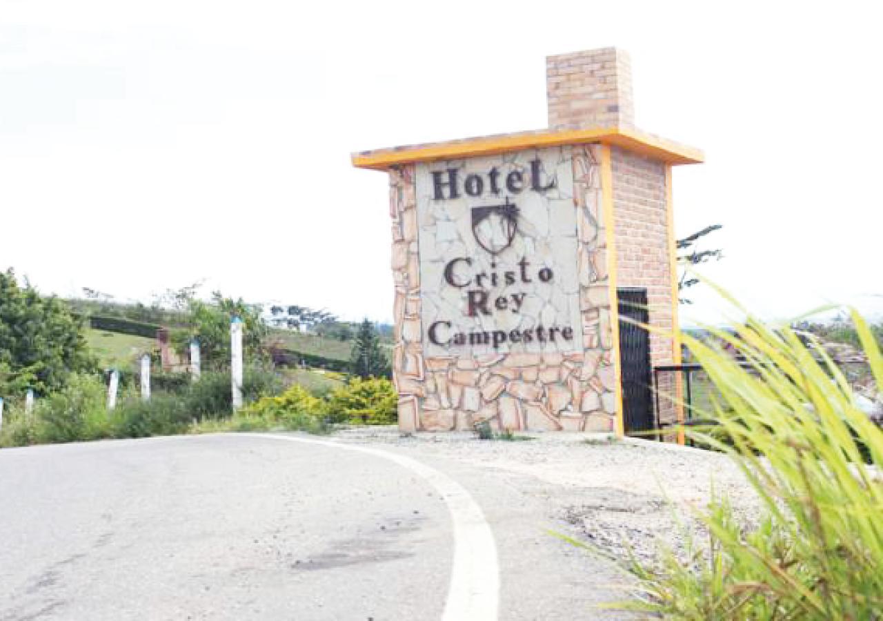 Hotel Cristo Rey Campestre Los Santos  Exterior foto